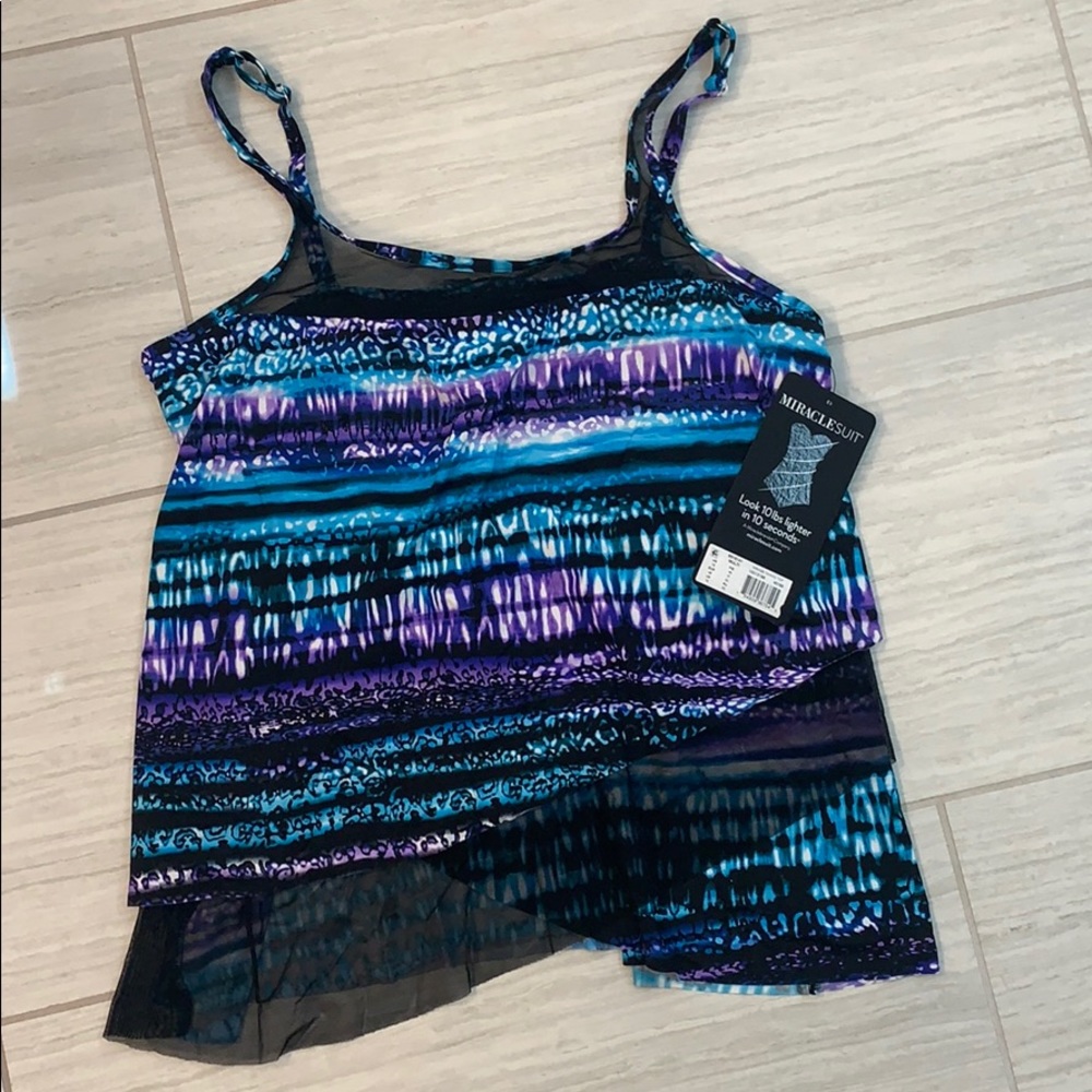 NWT Miraclesuit Tankini Size 16